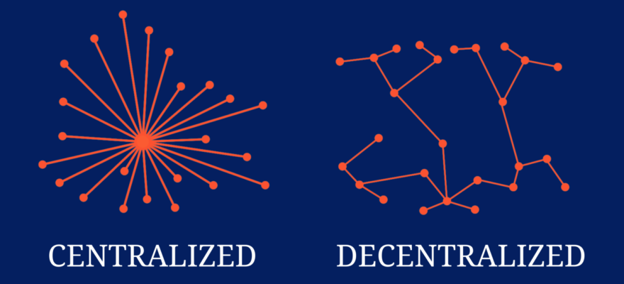 retele centralizate si descentralizate diferente